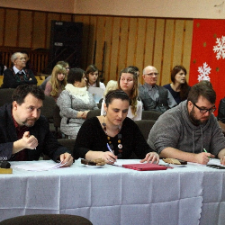 Komisja jurorska podczas festiwalu w Lubawie (14-01-2015)