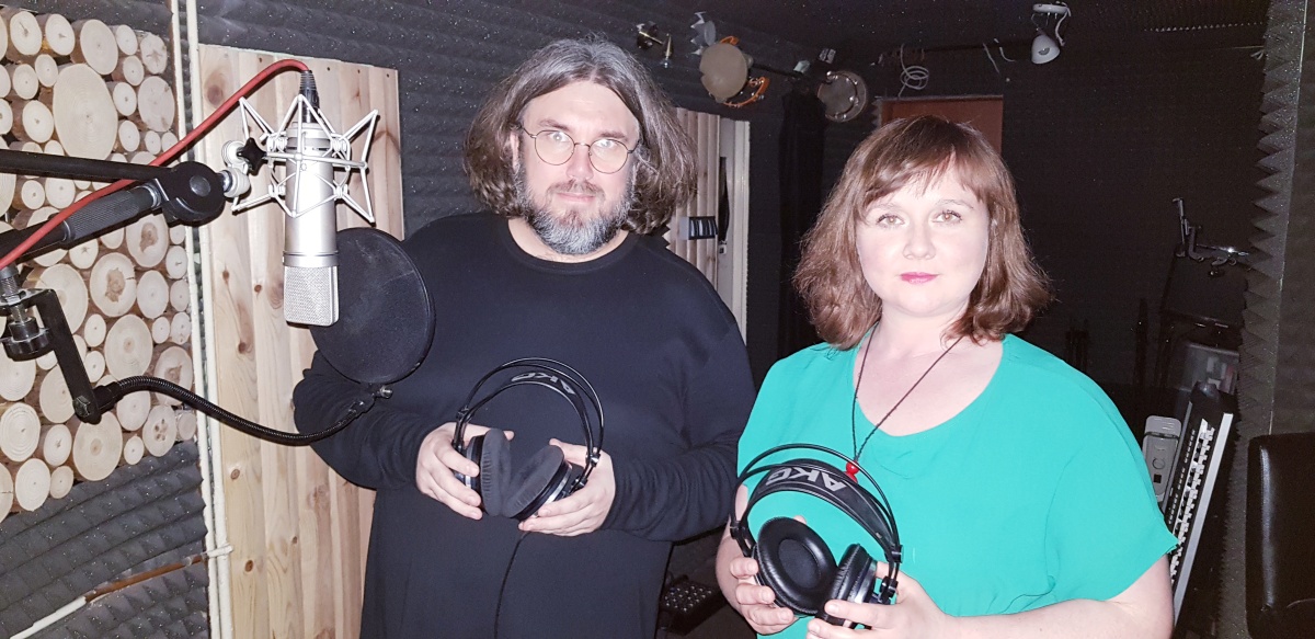 Sesja nagraniowa w MG Studio w Bydgoszczy<br>do singla kooperacyjnego „Choć może na chwilę”