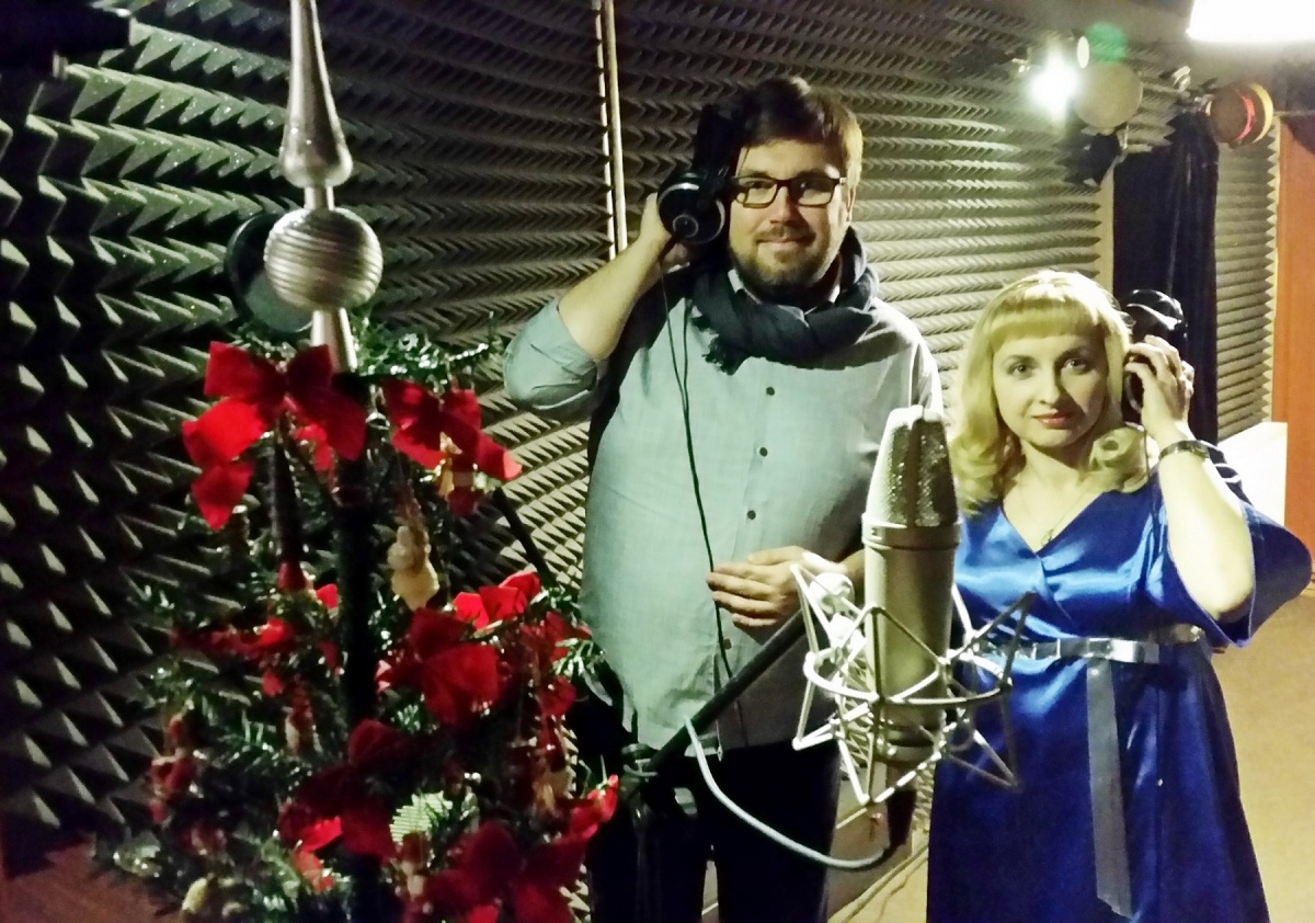 Sesja nagraniowa w MG Studio w Bydgoszczy<br>do singla kooperacyjnego „Dzień jeden w roku”