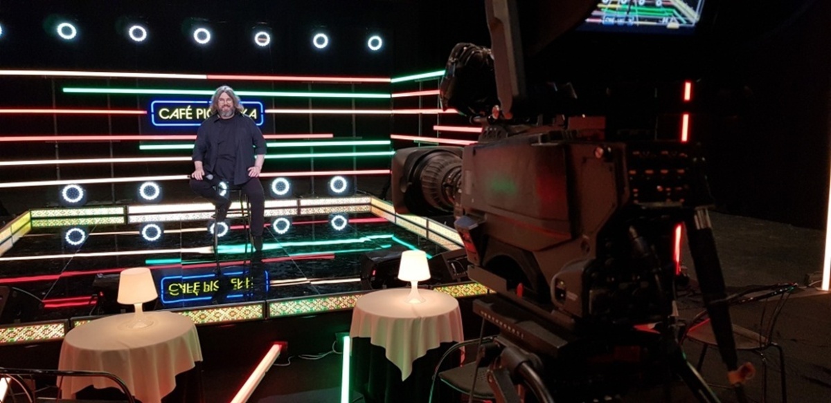 TVP3 w Warszawie / nagranie wywiadu i występu do programu „Cafe Piosenka” / 04.08.2022